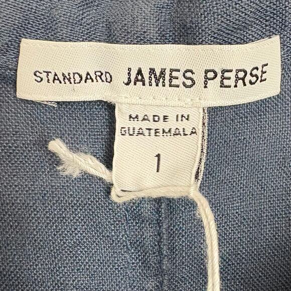 Standard James Perse Womens Linen Dress Sleeveless Button Front Blue Size Small - Picture 4 of 11
